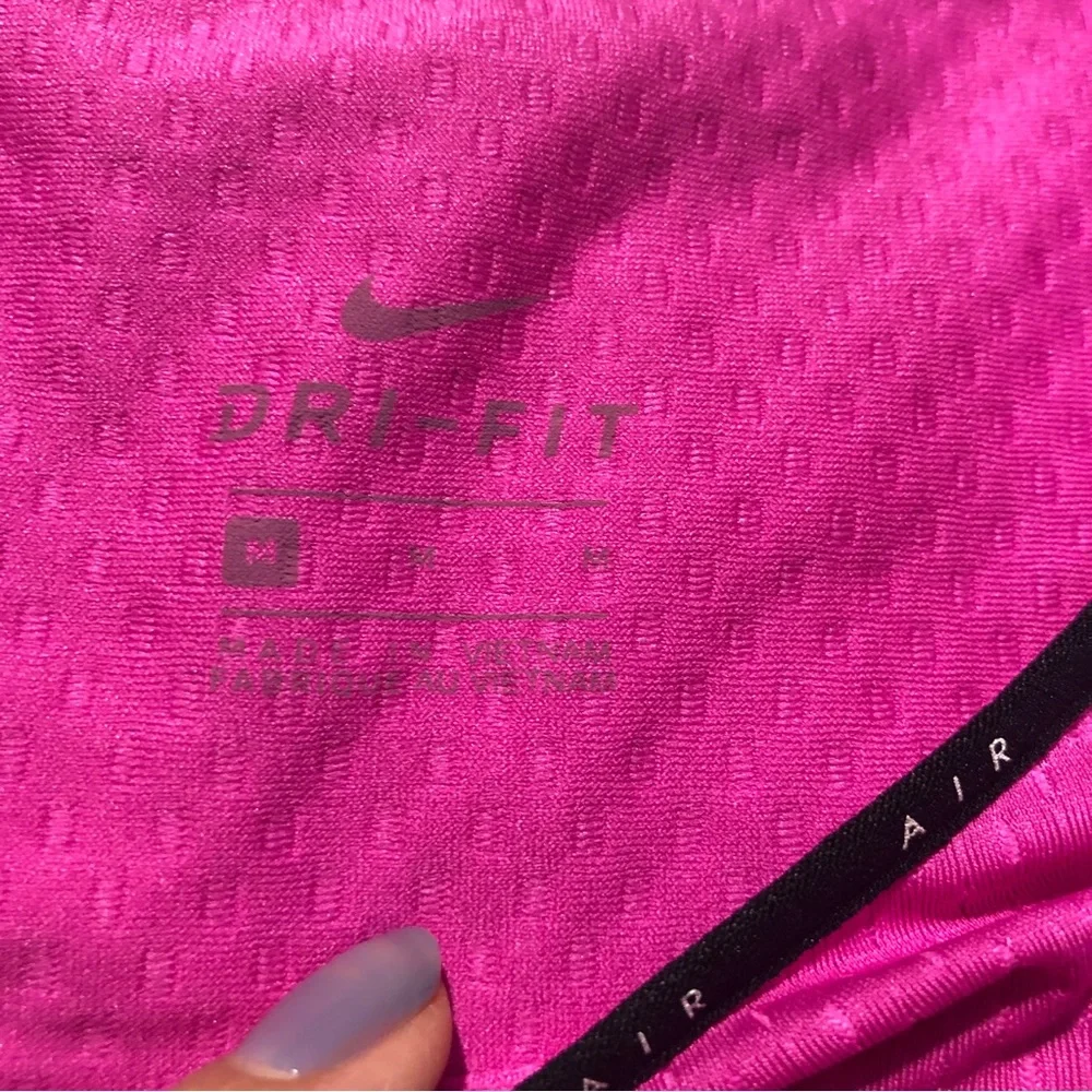 Nike air pink boxy crop top